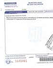 Recibo de renovación de licencia
